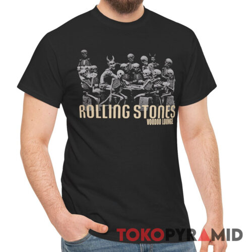 90s Vintage Rolling Stones Skeletons 1994 Voodoo Lounge Rare Shirt