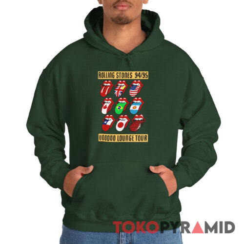 90s Vintage Rolling Stones Voodoo Lounge Tour 94 95 Mouth Tongue Logo Rare Hoodie 90s Vintage Rolling Stones Voodoo Lounge Tour 94 95 Mouth Tongue Logo Rare Hoodie