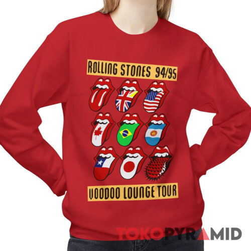 90s Vintage Rolling Stones Voodoo Lounge Tour 94 95 Mouth Tongue Logo Rare Sweatshirt 90s Vintage Rolling Stones Voodoo Lounge Tour 94 95 Mouth Tongue Logo Rare Sweatshirt