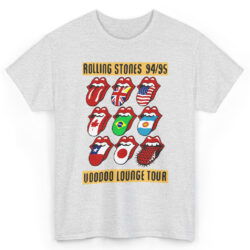 90s Vintage Rolling Stones Voodoo Lounge Tour 94 95 Mouth Tongue Logo Rare T Shirt