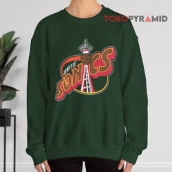 90's Vintage Seattle Sonics NBA Team Big Logo Shirt 4 90's Vintage Seattle Sonics Nba Team Big Logo Sweatshirt