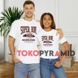 Super Bowl 1996 Dallas Cowboys vs Pittsburgh Steelers T-Shirt 4 90s Vintage Super Bowl 1996 Arizona Sun Devil Stadium Super Sunday Dallas Cowboys V Pittsburgh Steelers White T Shirt