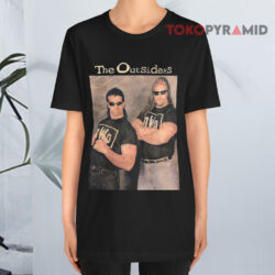 90s Vintage The Outsiders Scott Hall Kevin Nash Nwo Black T shirt