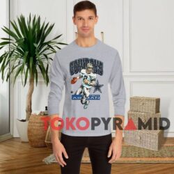 90s Vintage Troy Aikman Dallas Cowboys Unique T-shirt 4 90s Vintage Troy Aikman Dallas Cowboys Grey Long Sleeve