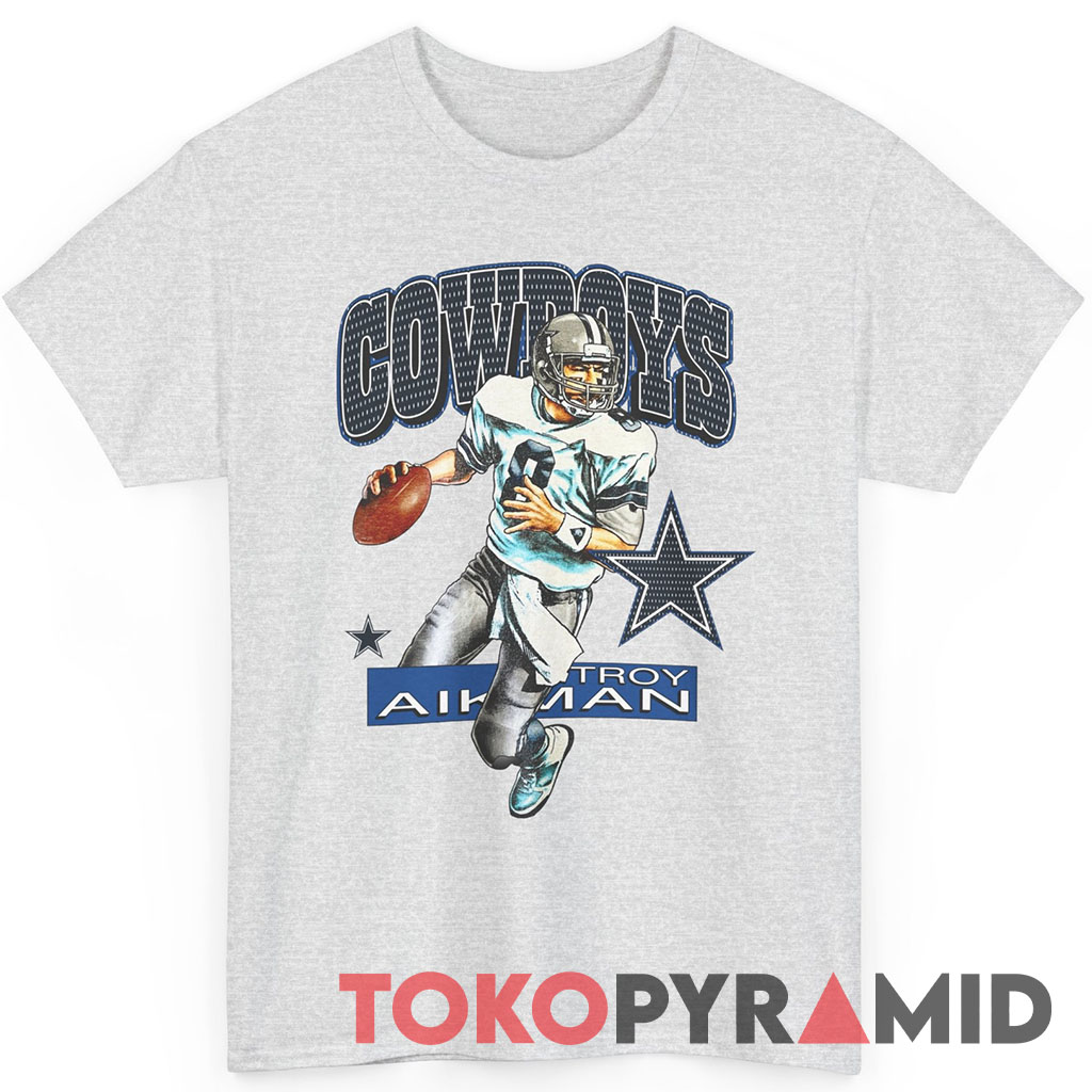 90s Vintage Troy Aikman Dallas Cowboys Unique T Shirt 90s Vintage Troy Aikman Dallas Cowboys Unique T Shirt