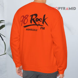 98 Rock Fm Honolulu Sweatshirt Back