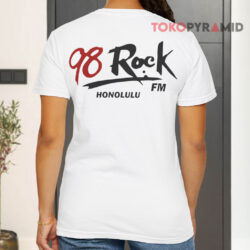 98 Rock Fm Honolulu T shirt Back