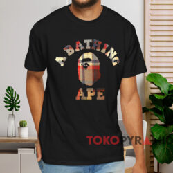 A Bathing Ape Bape Burberry T shirt Black T shirt