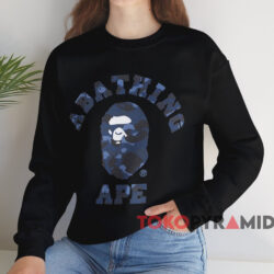 A Bathing Ape BAPE Color Camo College T-shirt 3 A Bathing Ape Bape Color Camo College T shirt Black Sweatshirt