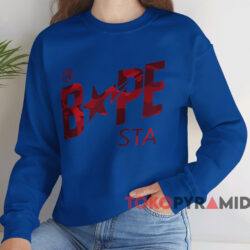A Bathing Ape Bape Sta T-shirt 3 A Bathing Ape Bape Sta T shirt Blue Sweatshirt
