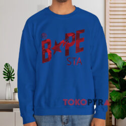A Bathing Ape Bape Sta T-shirt 4 A Bathing Ape Bape Sta T shirt Blue Sweatshirt