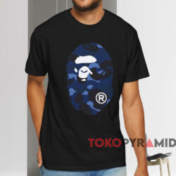 A Bathing Ape Big Ape Head Camo T-shirt 1 A Bathing Ape Big Ape Head Camo T shirt Black T shirt