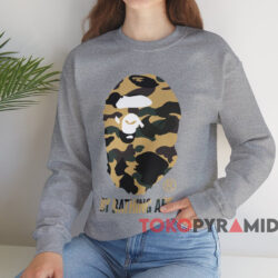 A Bathing Ape Camo Big Ape T-shirt 3 A Bathing Ape Camo Big Ape T shirt Grey Sweatshirt