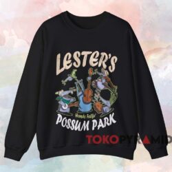 A Goofy Movie Lester's Possum Park T-Shirt 4 A Goofy Movie Lester's Possum Park T shirt Black Sweatshirt