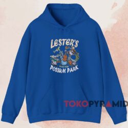 A Goofy Movie Lester's Possum Park T-Shirt 2 A Goofy Movie Lester's Possum Park T shirt Blue Hoodie