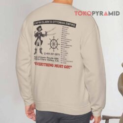 A24 Backrooms Cap'n Clark's Ottoman Empire Sweatshirt Back