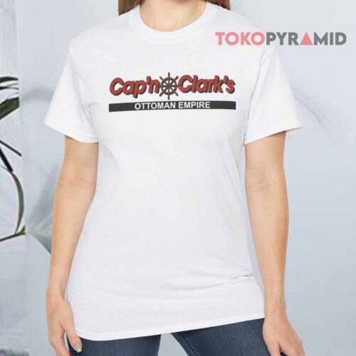 A24 Backrooms Cap'n Clark's Ottoman Empire T shirt Front
