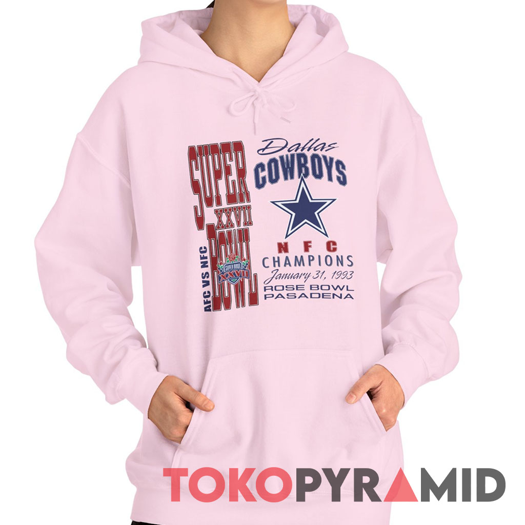 AFC Vs NFC Dallas Cowboys 1993 Super Bowl XXVII Champions Hoodie AFC Vs NFC Dallas Cowboys 1993 Super Bowl XXVII Champions Hoodie