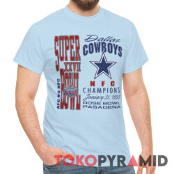 AFC Vs NFC Dallas Cowboys 1993 Super Bowl XXVII Champions Shirt