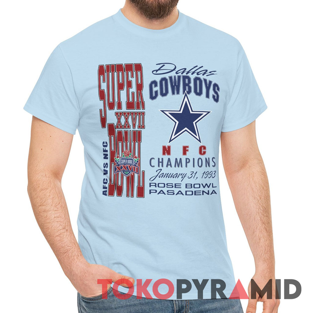AFC Vs NFC Dallas Cowboys 1993 Super Bowl XXVII Champions Shirt AFC Vs NFC Dallas Cowboys 1993 Super Bowl XXVII Champions Shirt