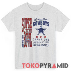 AFC Vs NFC Dallas Cowboys 1993 Super Bowl XXVII Champions T Shirt
