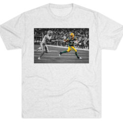 Aaron Jones Byron Jones Funny Picture Aaron Jones Green Bay Packers Waving Goodbye to Dallas Cowboys Byron Jones