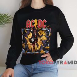 ACDC 1988 Blow Up Your Video World Tour T-shirt 3 Acdc 1988 Blow Up Your Video World Tour T shirt Black Sweatshirt