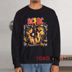ACDC 1988 Blow Up Your Video World Tour T-shirt 4 Acdc 1988 Blow Up Your Video World Tour T shirt Black Sweatshirt