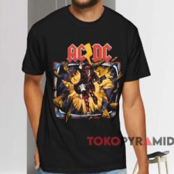Acdc 1988 Blow Up Your Video World Tour T shirt Black T shirt