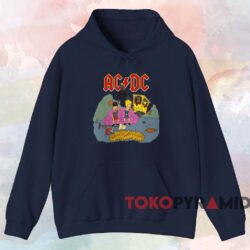 ACDC Beavis and Butt-Head World Tour 1996 T-shirt 2 Acdc Beavis And Butt head World Tour 1996 T shirt Navy Hoodie