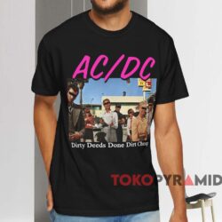 Acdc Dirty Deeds Done Dirt Cheap T shirt Black T shirt