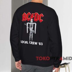 ACDC Flick of The Switch Crew Tour T-shirt 3 Acdc Flick Of The Switch Crew Tour T shirt Black Sweatshirt