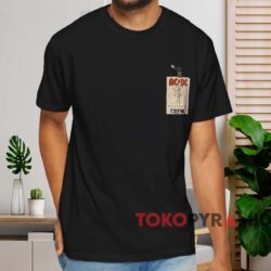 Acdc Flick Of The Switch Crew Tour T shirt Black T shirt