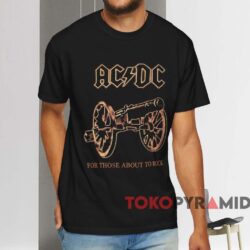 Acdc For Those About To Rock T shirt Black T shirt