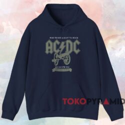 ACDC For Those About To Rock We Salute You British Tour 82 T-Shirt 2 Acdc For Those About To Rock We Salute You British Tour 82 T shirt Navy Hoodie