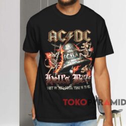 Acdc Hell's Bells Double Sided T shirt Black T shirt