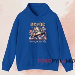 ACDC Hell's Bells Double Sided T-shirt 2 Acdc Hell's Bells Double Sided T shirt Blue Hoodie