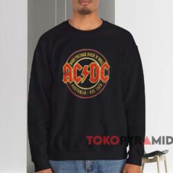 ACDC High Voltage Rock 'N' Roll Australia Est. 1973 T-shirt 3 Acdc High Voltage Rock 'n' Roll Australia Est 1973 T shirt Black Sweatshirt