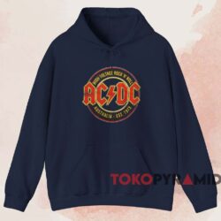 ACDC High Voltage Rock 'N' Roll Australia Est. 1973 T-shirt 2 Acdc High Voltage Rock 'n' Roll Australia Est 1973 T shirt Navy Hoodie