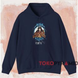 Acdc High Voltage Tour 76 T shirt Navy Hoodie