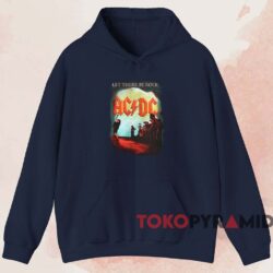 ACDC Let There Be Rock T-shirt 2 Acdc Let There Be Rock T shirt Navy Hoodie