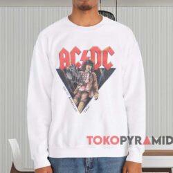 ACDC North American Tour T-shirt 4 Acdc North American Tour T shirt White Sweatshirt