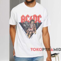 Acdc North American Tour T shirt White T shirt