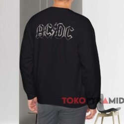 Acdc Shot Down In Flames T shirt Black Sweatshirt