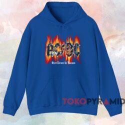Acdc Shot Down In Flames T shirt Blue Hoodie