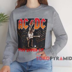 ACDC Stiff Upper Lip T-shirt 3 Acdc Stiff Upper Lip T shirt Grey Sweatshirt