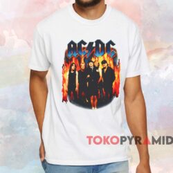 Acdc Stiff Upper Lip World Tour T shirt White T shirt