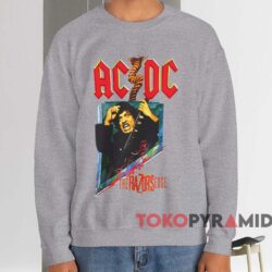 ACDC The Razors Edge T-shirt 4 Acdc The Razors Edge T shirt Grey Sweatshirt