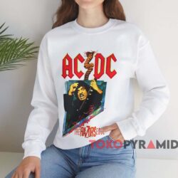 ACDC The Razors Edge T-shirt 3 Acdc The Razors Edge T shirt White Sweatshirt