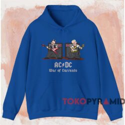 ACDC War Of Currents T-shirt 2 Acdc War Of Currents T shirt Blue Hoodie